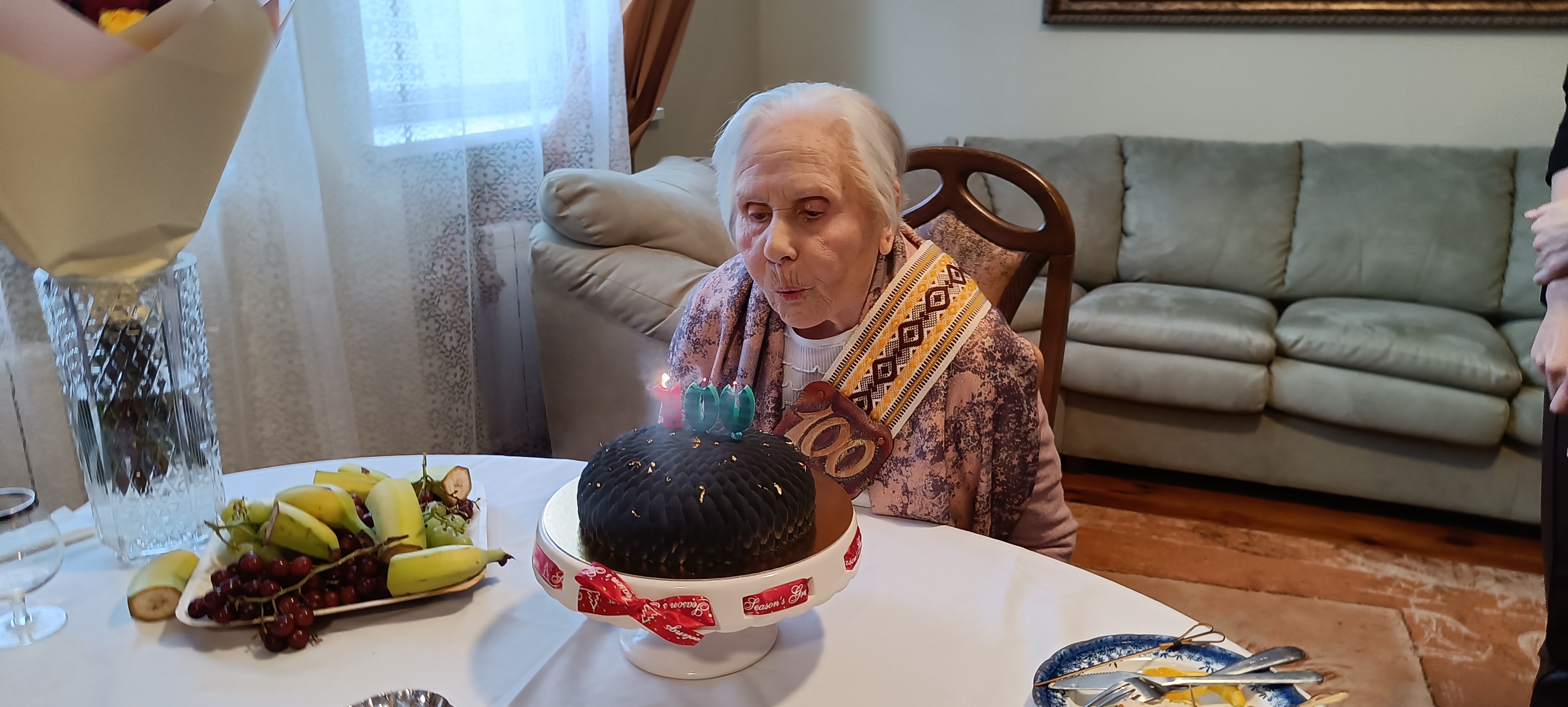 Globos namų gyventoja švenčia šimto metų jubiliejų